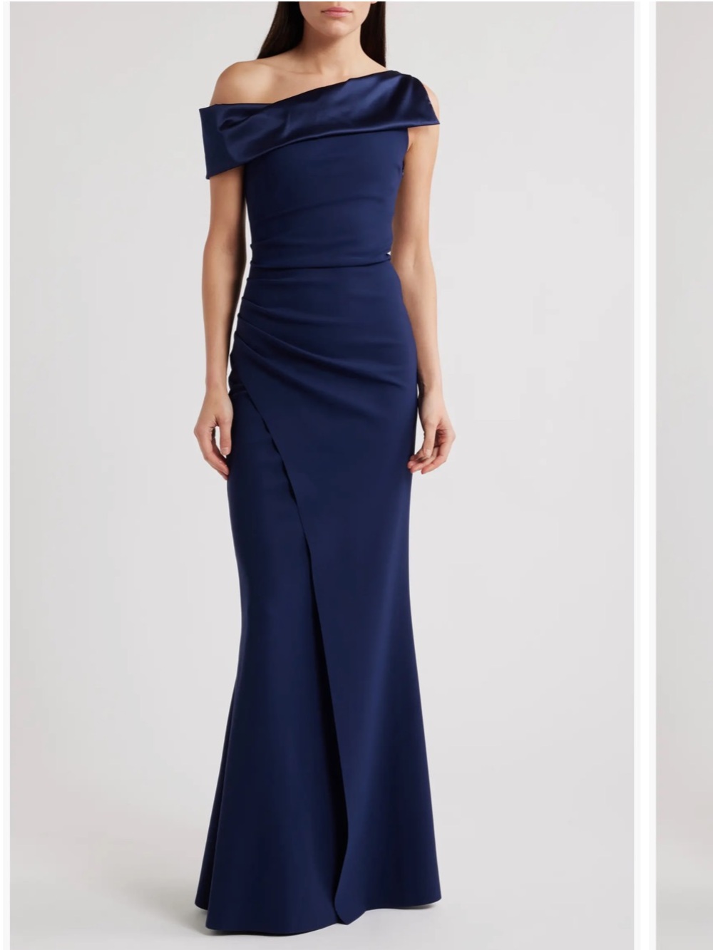 Chiara Boni La Petite Robe Koppany Ruched Off the Shoulder
Mermaid gown blue 46